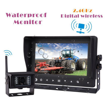 Digital Wireless Waterproof Camera Monitor System for Farm Tractor, Combine, Cultivator, Plough, Trailer, Truck